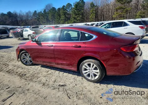 2015 Chrysler 200 Limited z USA, uszkodzony, nr VIN 1C3CCCAB1FN7R2877
